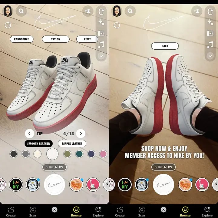 Nike campaign augmented reality