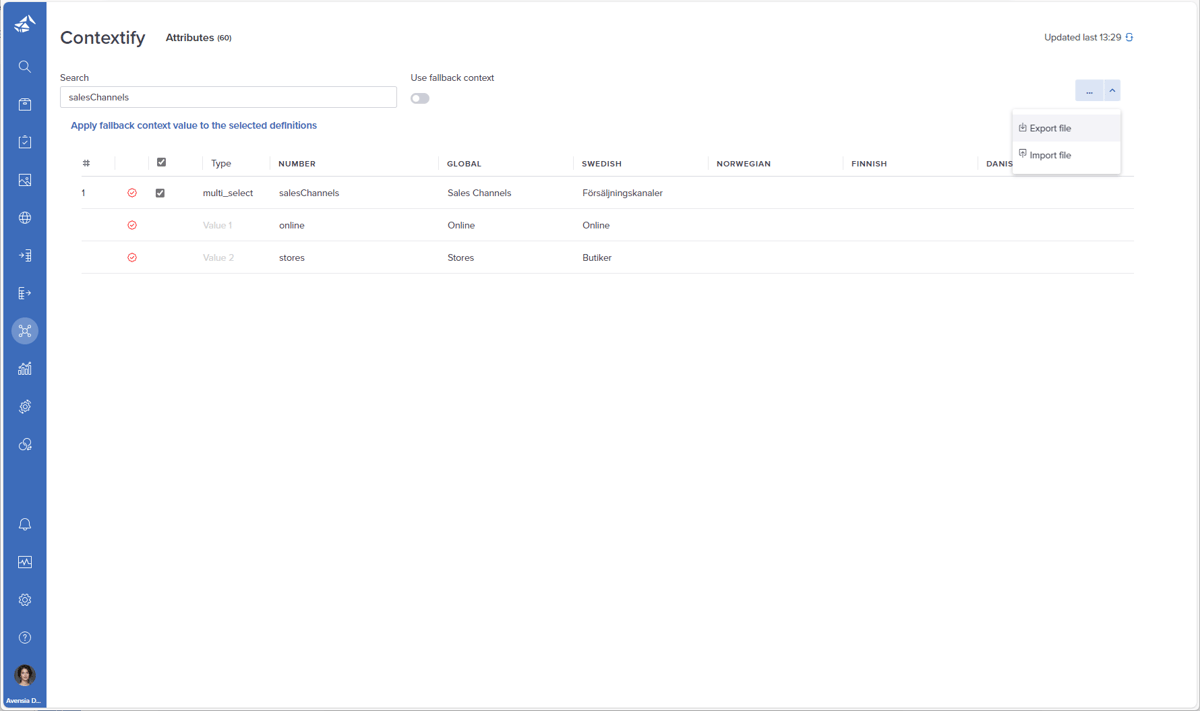 Avensia Contextify screenshot 3