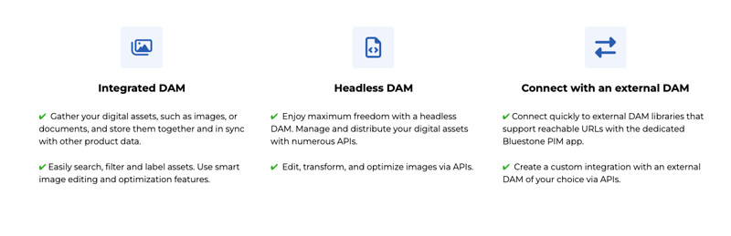 DAM integrated headless