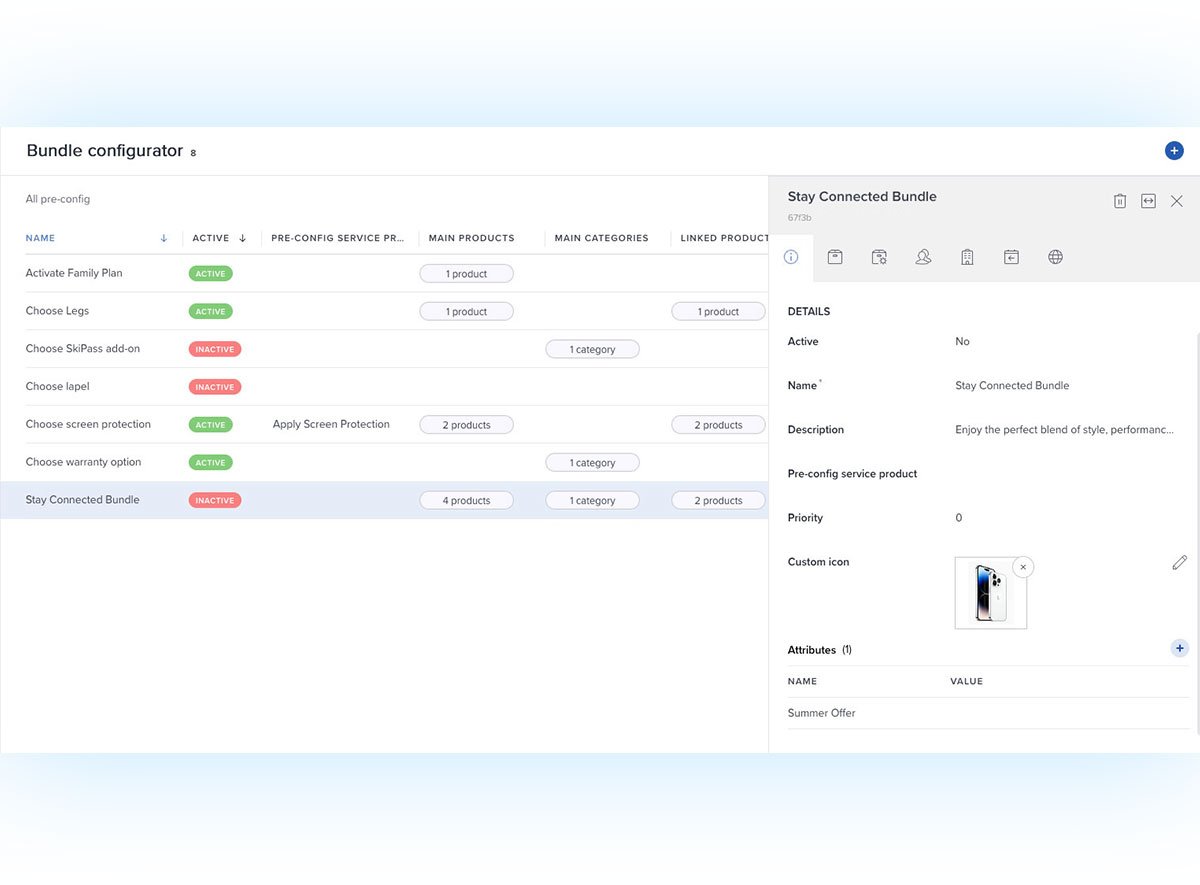 Advanced Bundle Configurator UI