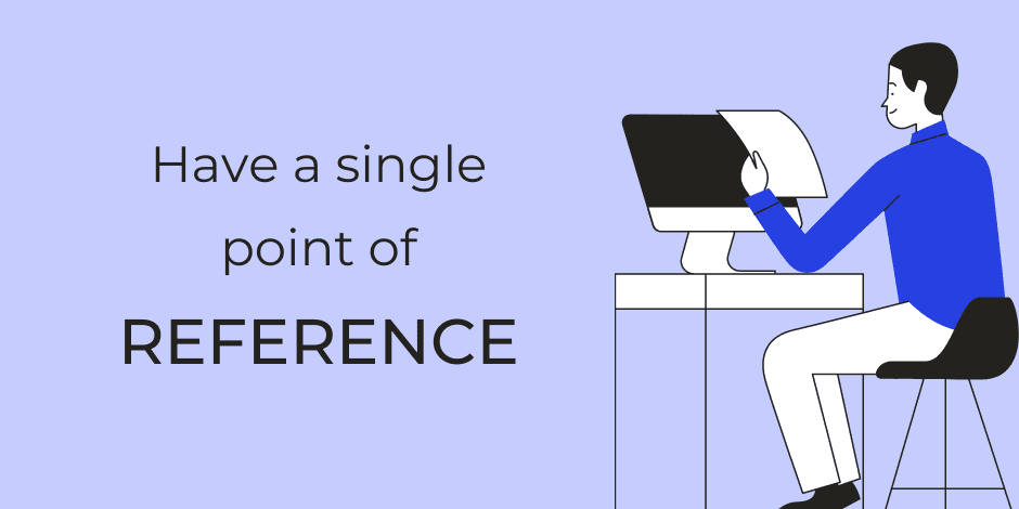Having a single point of reference is important for efficient management of product information.
