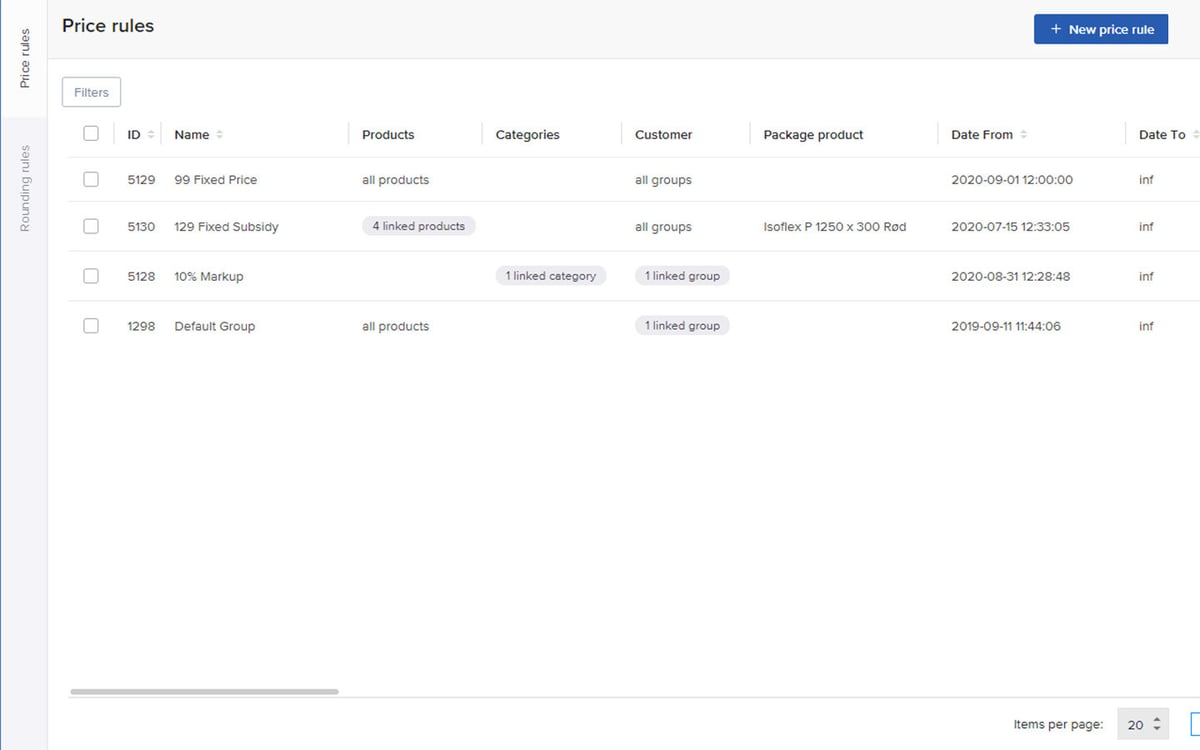 Price Manager screenshot 2