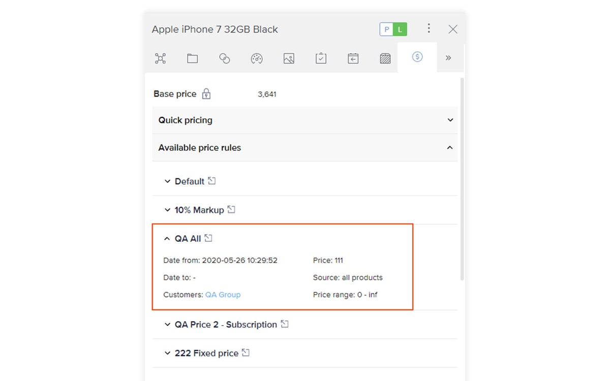 Price Manager screenshot 1