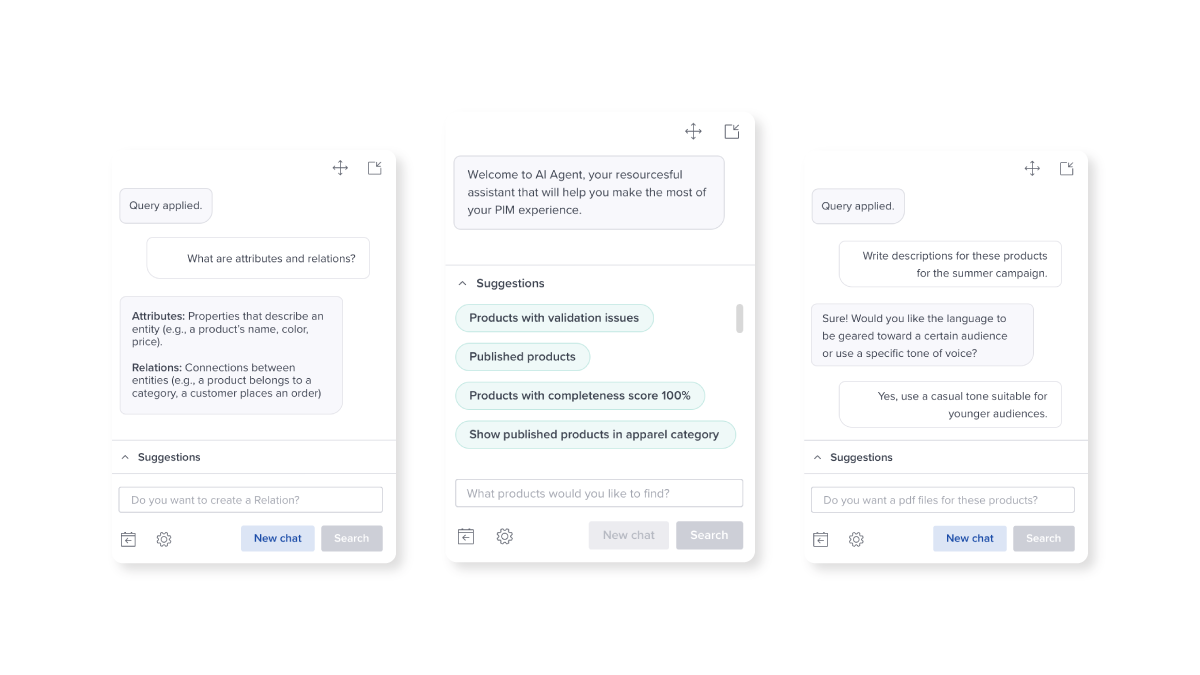 AI Agent in Bluestone PIM
