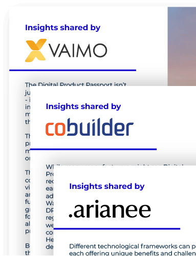 Sustainability and DPP insights by Vaimo, cobuilder, and .arianee