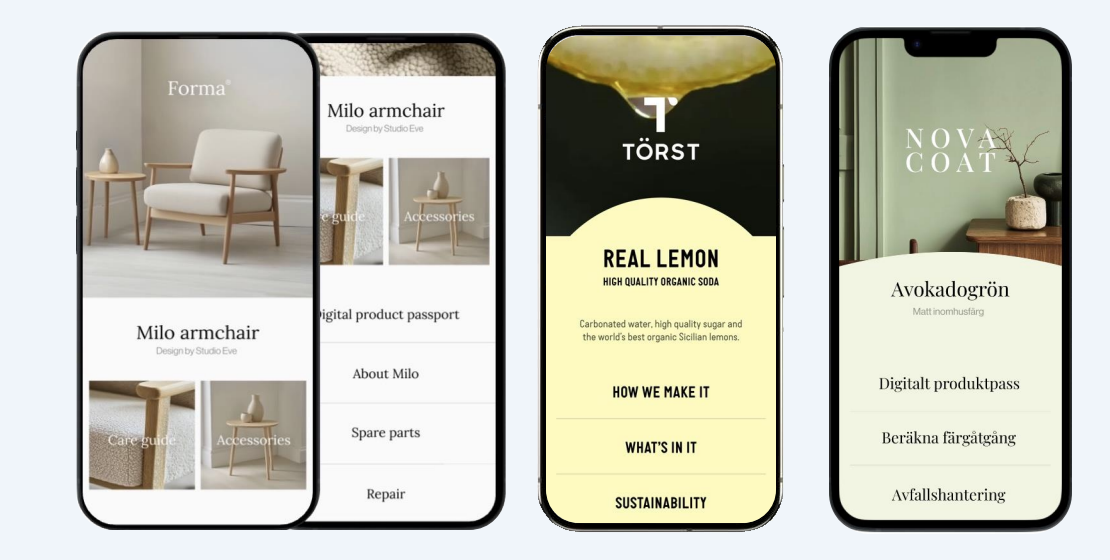Digital Product Passport examples