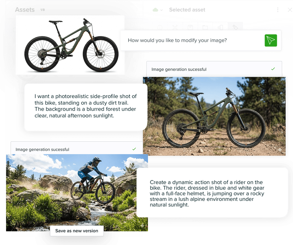 AAI DAM UI, prompts, and generated images AAI DAM UI, prompts, and generated images