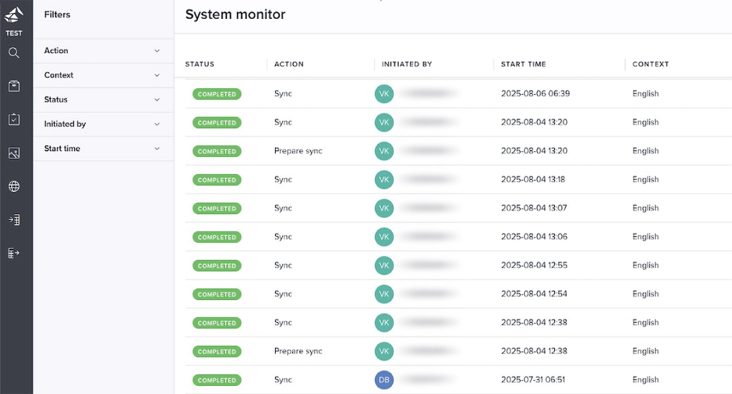 Shopify Plus Connect by HiveB2X Bluestone PIM view