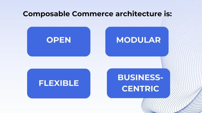 The tenets of composable commerce - Open, modular, flexible, business-centric