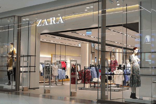 photo of ZARA storefront