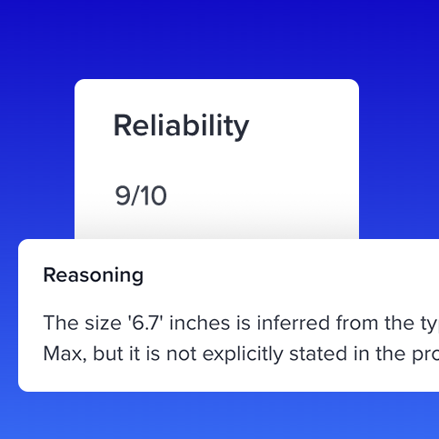 AI Analyst UI - Reliability and Reasoning