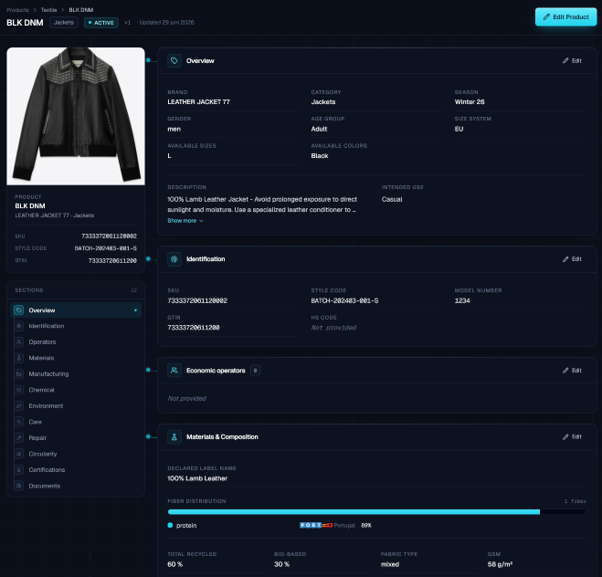 Digital Product Passport by Traced Systems  screenshot 3
