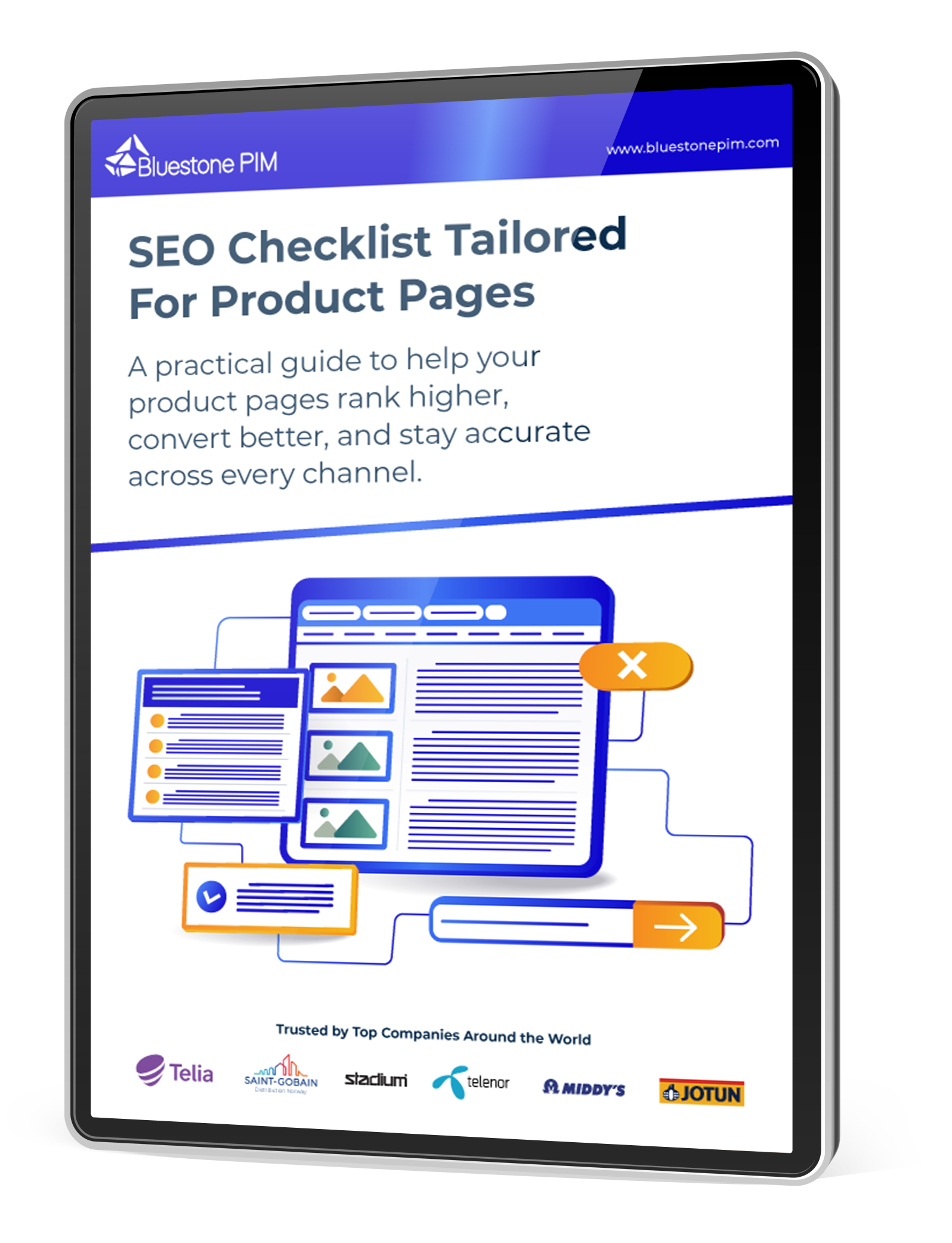 SEO Checklist for Product Managers-tablet